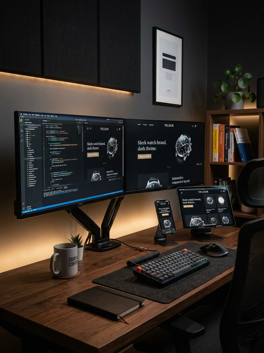 Custom ecommerce website development